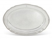 A LARGE IRISH REGENCY SILVER O