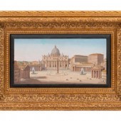A Large Italian Micromosaic Pl