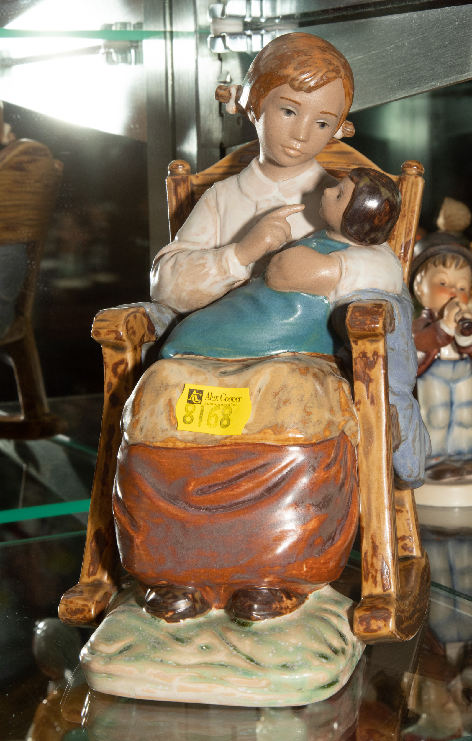 A LARGE LLADRO POLYCHROME FIGURE Of