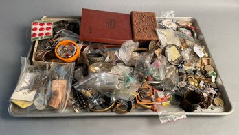 A large lot of costume jewelry.