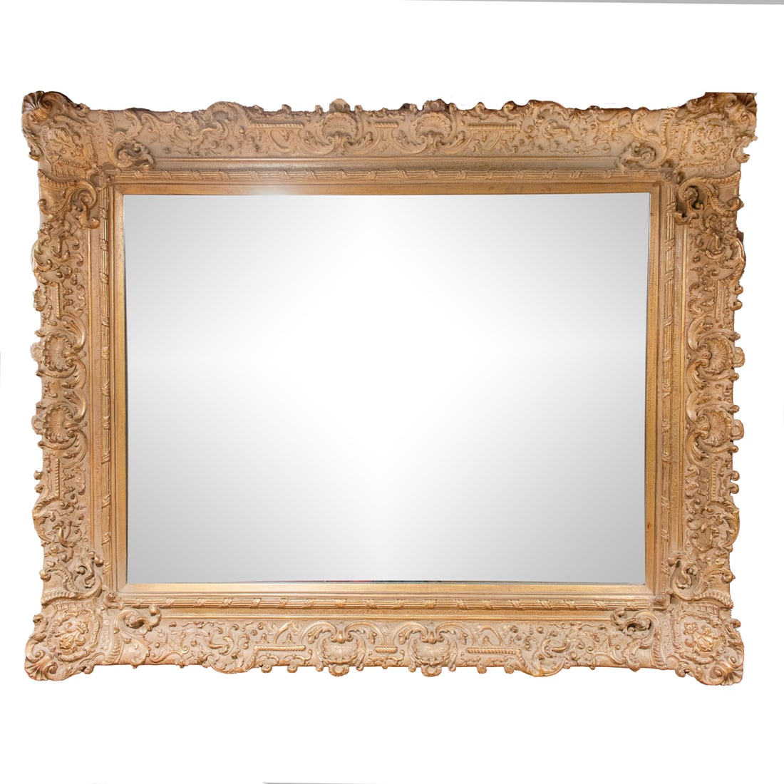 A LARGE LOUIS XV STYLE GILTWOOD
