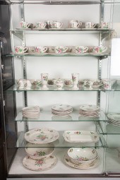 A LARGE LUNEVILLE FAIENCE DINN
