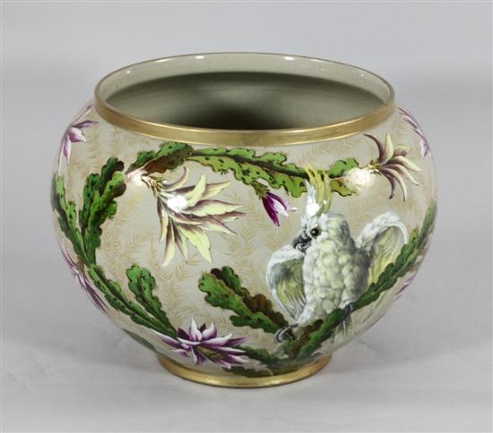 A large Luneville pottery