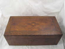 A large mahogany writing slope with