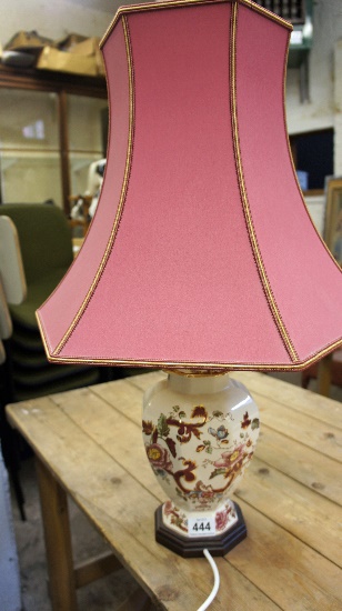 A large Masons Mandalay Red Lamp