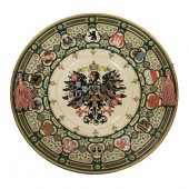 A LARGE METTLACH STONEWARE CHA