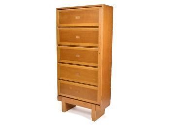 A large mid-century oak,
