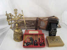 A large mixed lot including cameras