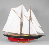 A Large Model Schooner by Arth