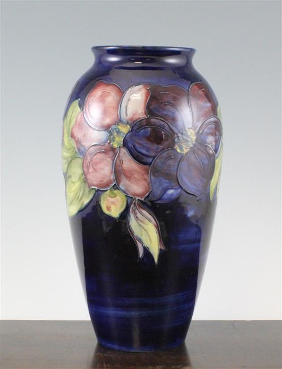 A large Moorcroft Clematis design