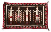A LARGE NAVAJO YEI PICTORIAL W