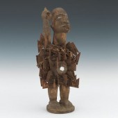 A Large Nkisi Nkondi Power Fig