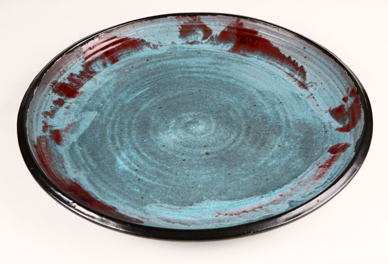 A large Otto Heino blue red and
