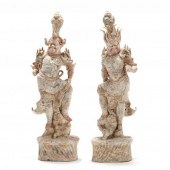 A LARGE PAIR OF CHINESE LOKAPA