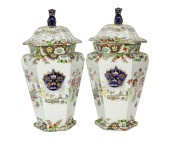 A LARGE PAIR OF ENGLISH POLYCH