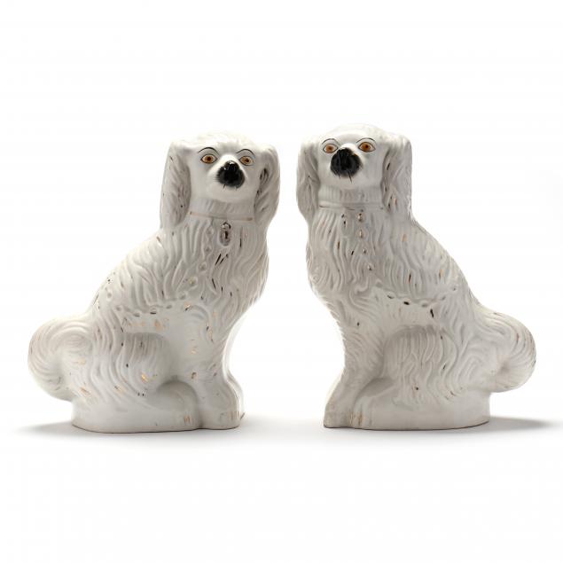 A LARGE PAIR OF FACING