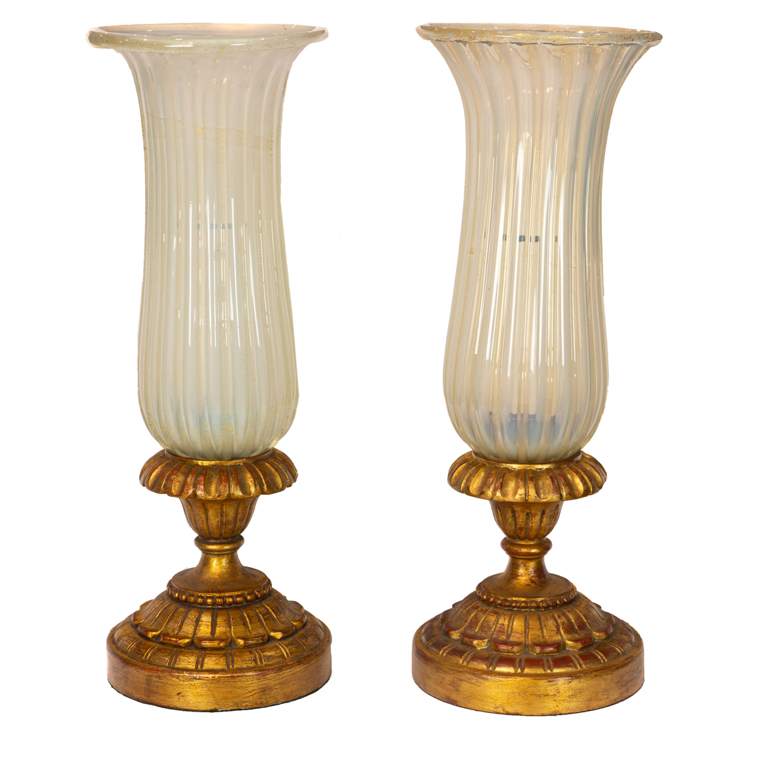 A LARGE PAIR OF ITALIAN MURANO