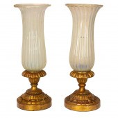 A LARGE PAIR OF ITALIAN MURANO