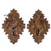A LARGE PAIR OF SWISS BLACK FO