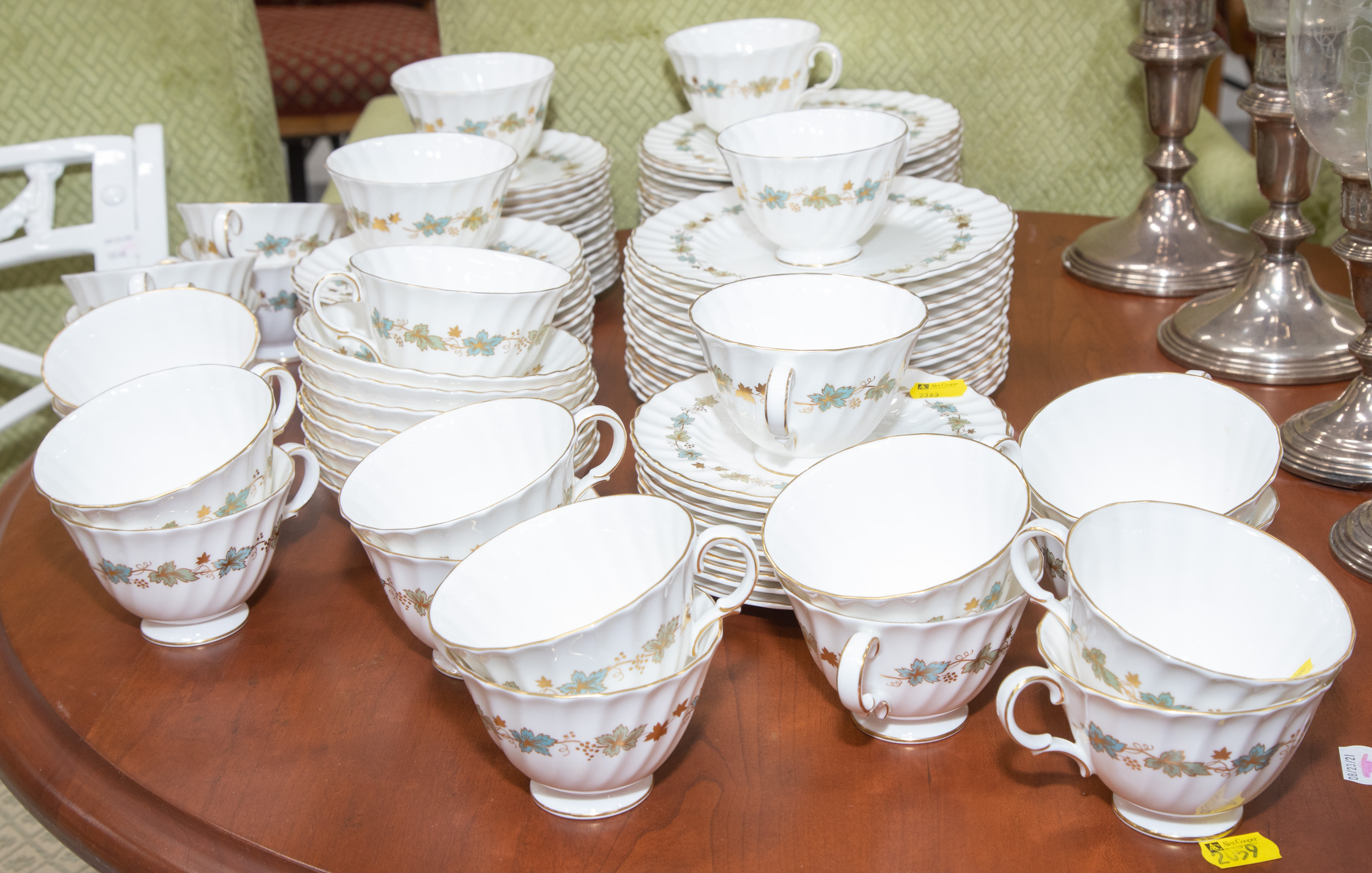 A LARGE PARTIAL ROYAL DOULTON TEA
