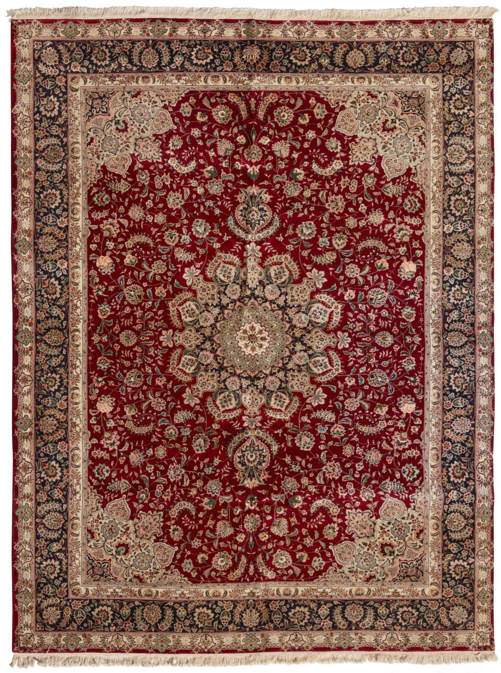 A LARGE PERSIAN AREA RUGA large
