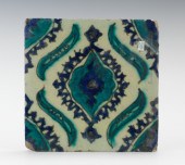 A Large Persian Tile ca. 17/18