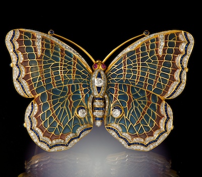 A Large Plique-A-Jour and Diamond