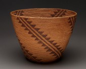 A LARGE POLYCHROME MAIDU STORA