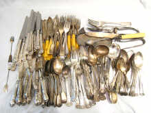 A large quantity of plated