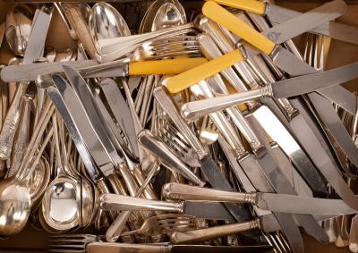 A large quantity of silver plated