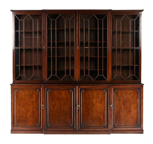 A LARGE REGENCY MAHOGANY