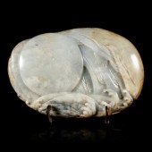 A Large Russet and Greyish Whi
