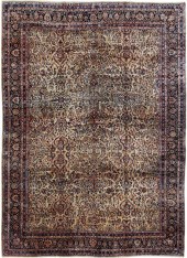 A LARGE SAROUK FARAHAN CARPET,