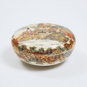 A Large Satsuma Box and Cover,