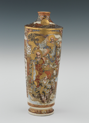 A Large Satsuma Porcelain Vase