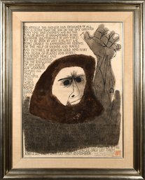 A large scale Ben Shahn (NY, 1898 -