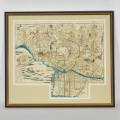 A Large-Scale Map of Edo (Toky