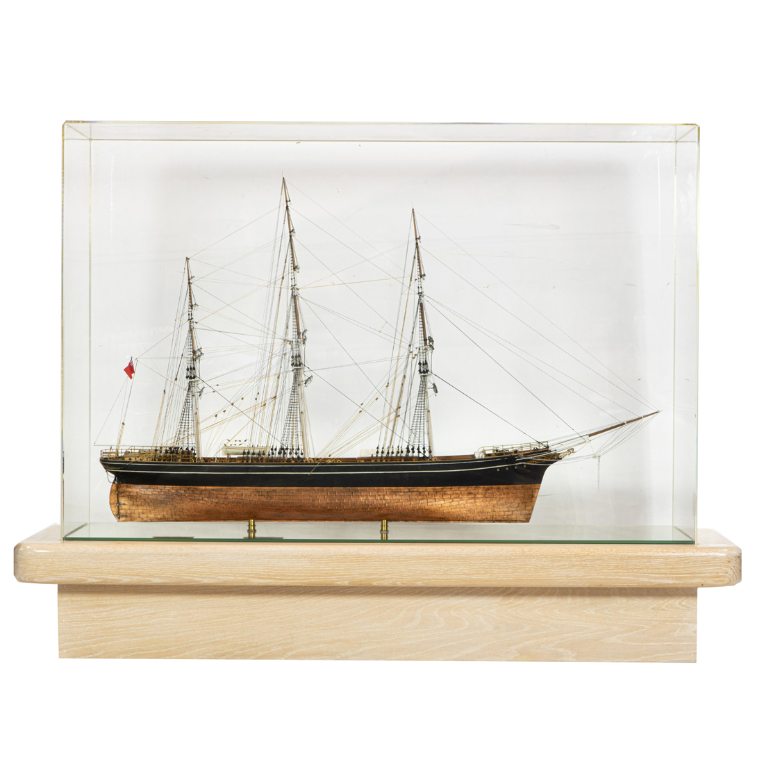 A LARGE SCALE SHIP MODEL OF THE