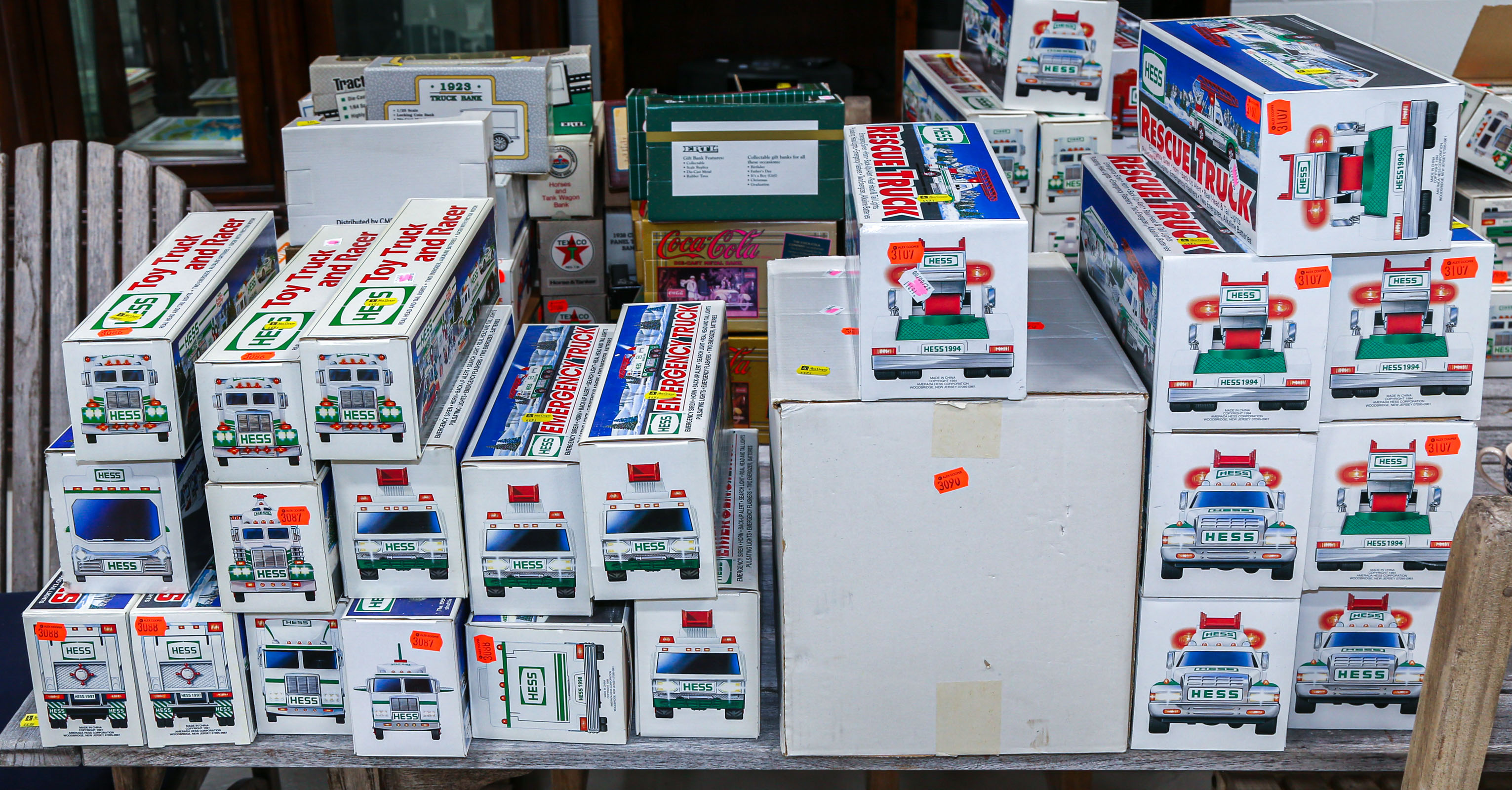 A LARGE SELECTION OF HESS