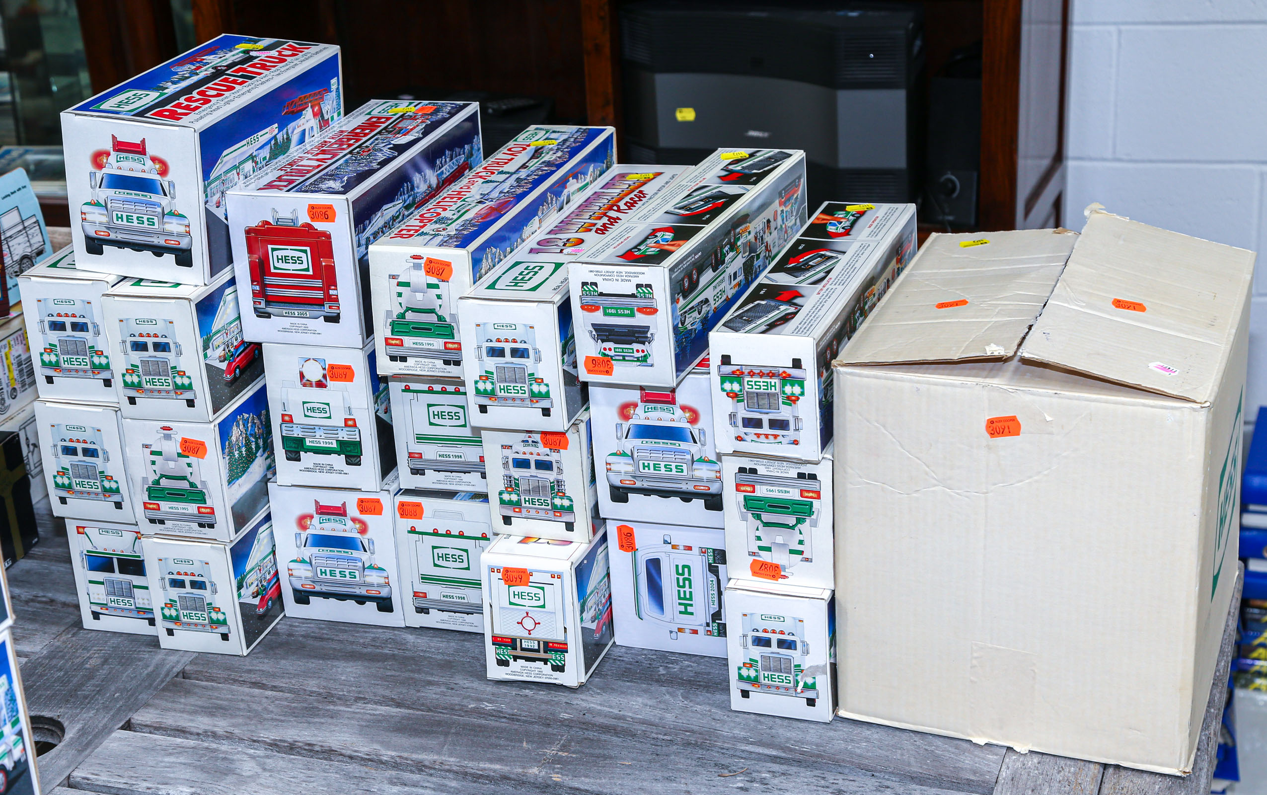 A LARGE SELECTION OF HESS