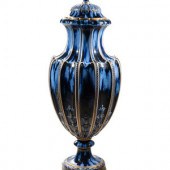 A Large Sèvres Cobalt-Glazed a