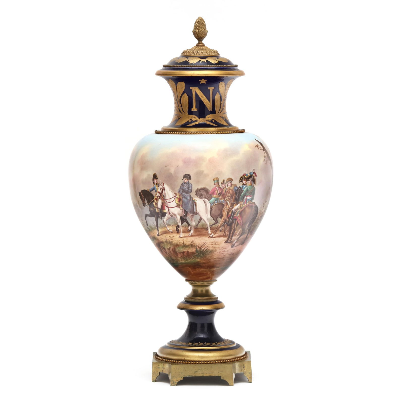 A LARGE SEVRES STYLE NAPOLEONIC