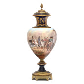 A LARGE SEVRES STYLE NAPOLEONI