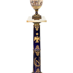A Large Sèvres Style Porcelain
