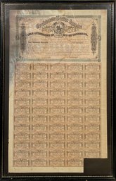 A large sheet of Confederate States