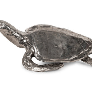A Large Silvered Model of a Sea