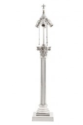 A LARGE SILVERPLATE CORINTHIAN