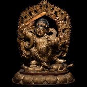 A Large Sino-Tibetan Gilt and