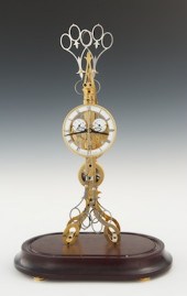 A Large Skeleton Clock John Wi