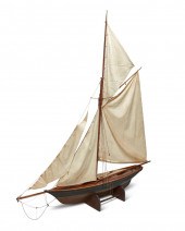 A LARGE SLOOP BOAT MODELA larg
